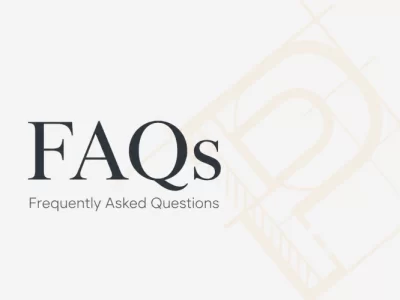 frequently-asked-questions-header-graphic-aspect-ratio-400-300 FAQ graphic with the words “FAQs” and “Frequently Asked Questions” over a light background with an angled P watermark